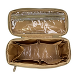 PurseN Classic Train Case Glimmer Leopard