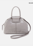 HOBO Sheila Drop Handle Satchel Light Grey