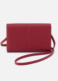 HOBO Essential Wallet Crossbody Cranberry