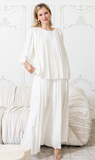 Joh Jackie Pleated 2 Piece Pant Set White