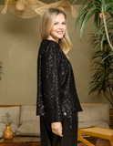 Joh Julia Sequin Jacket Black