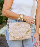 Ariana Crossbody Nude Patent Lq