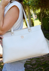 Caroline Hill Lexi Versatile Tote Pearl