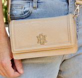 Maverick Crossbody w Pocket Tan ES