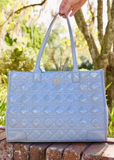 Shane Tote Dusty Blue Patent LQ