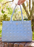 Shane Tote Dusty Blue Patent LQ