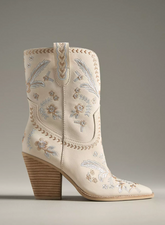 Dolce Vita Jessy Floral Boot Cream