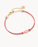 Kendra Scott Emilie Corded Bracelet Gold Light Pink Dusty