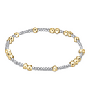 E Newton Extends Hope Unwritten Mixed Metal Bracelet (3 size beads)