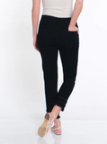 Multiples Triple Fringe Hem Jean Black
