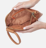 HOBO Sable Wristlet Saddle Tooled