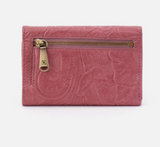 HOBO Jill Trifold Wallet Mauve Tooled
