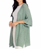 Mud Pie Brynn Cardigan Green One Size