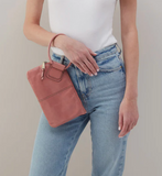 Hobo Sable Wristlet Rose