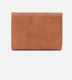 Hobo Robin Compact Wallet Saddle Tooled