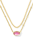 Kendra Scott Emilie Gold Multi Strand Necklace Azalea Illusion
