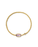 Kendra Scott Grayson Gold Stretch Bracelet Amethyst