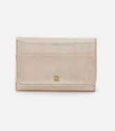 Hobo Jill Trifold Wallet Sand Shimmer