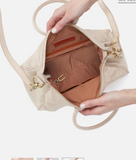 Hobo Sheila Medium Sand Shimmer