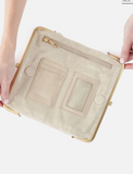 Hobo Lauren Clutch Wallet Sand Shimmer