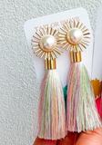 Taylor Shaye T-Rain Tassel Pearl