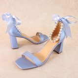 Morgan Dressy Heel Blue
