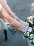 Morgan Dressy Heel Blue