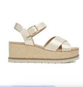 Clever Platform Sandal Gold