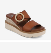 Mia Orla Platform Sandal Cognac
