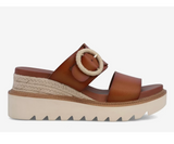 Mia Orla Platform Sandal Cognac