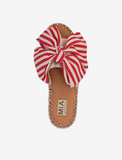Mia Danielle Bow Sandal Red
