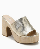 Wedge Platform Wedge Gold