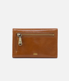 Hobo Jill Trifold Wallet Truffle
