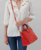 Hobo Shelia Medium Satchel Grenadine