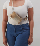 Hobo Fern Slim Belt Bag Saddle Stardust