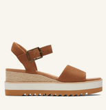 Toms Diana Wedge Tan Leather