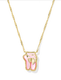 Kendra Scott Ballet Gold Blush Mother of Pearl Short Pendant Necklace