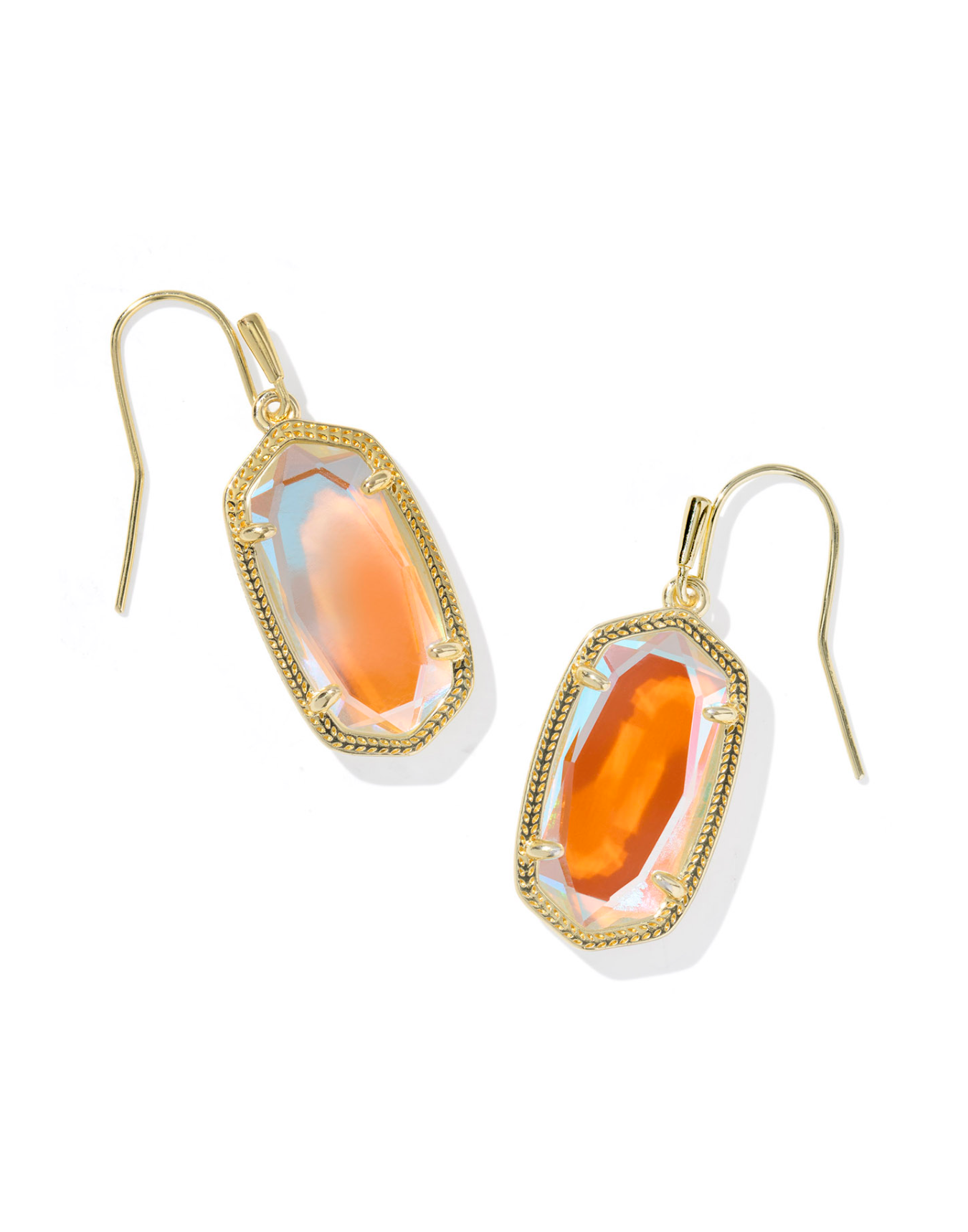 Kendra Scott Dani Gold Dichroic Glass Drop Earrings – Expectations Too