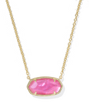 Kendra Scott Elisa Statement Gold Azalea Illusion Short Pendant Necklace