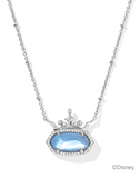 Disney | Kendra Scott Elisa Princess Silver Short Pendant Necklace Silver Blue Mother of Pearl