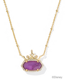 Disney | Kendra Scott Elisa Princess Gold Short Pendant Necklace Gold Mauve Mother of Pearl