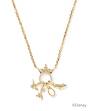 Disney | Kendra Scott Princess Gold Charm Pendant Necklace Gold White Mix