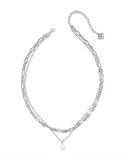 Kendra Scott Ashton Silver Multi Strand Necklace