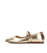 Yellowbox Collin Mary Jane Flat Gold