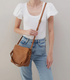 Hobo Starr Convertible Shoulder Bag Warm Honey