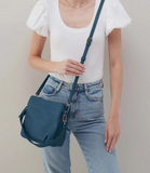 Hobo Starr Convertible Shoulder Bag Peacock Feather