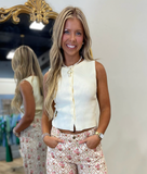 Ivory Everything Sweater Tank