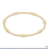 E Newton Purpose Gold 4mm Bead Bracelet