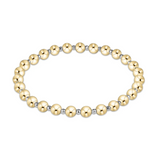 E Newton Bright Silver Faceted Hematite Grateful Pattern 5mm Bead Bracelet