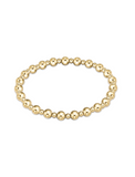 E Newton EXTENDS Classic Grateful Pattern Gold Beaded Bracelet (various sizes)